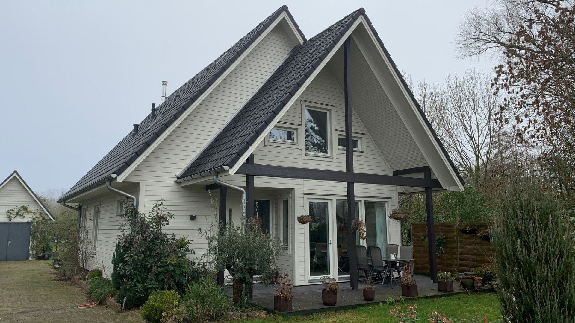 klassieke houten woning