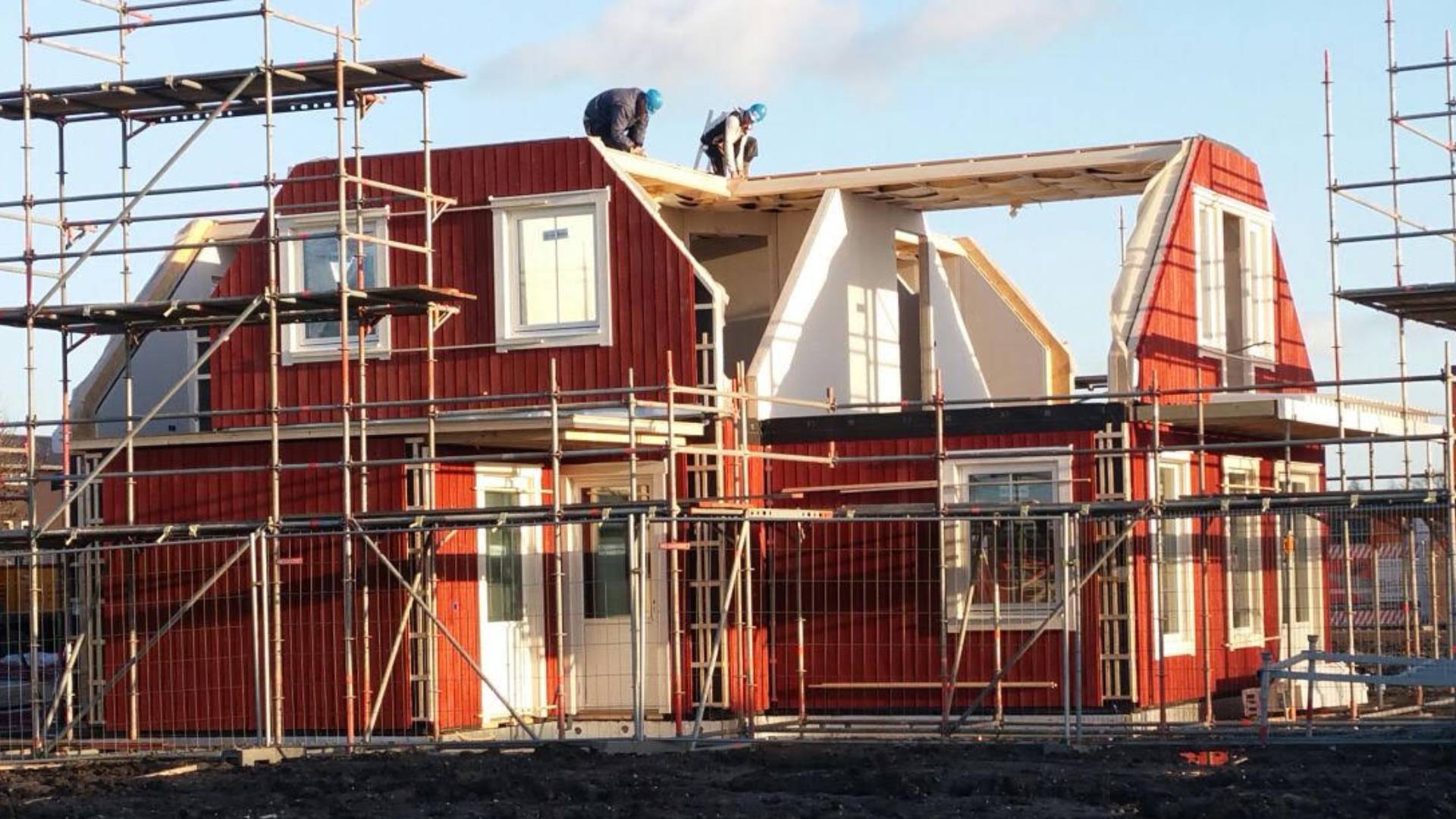 huis monteren door levande