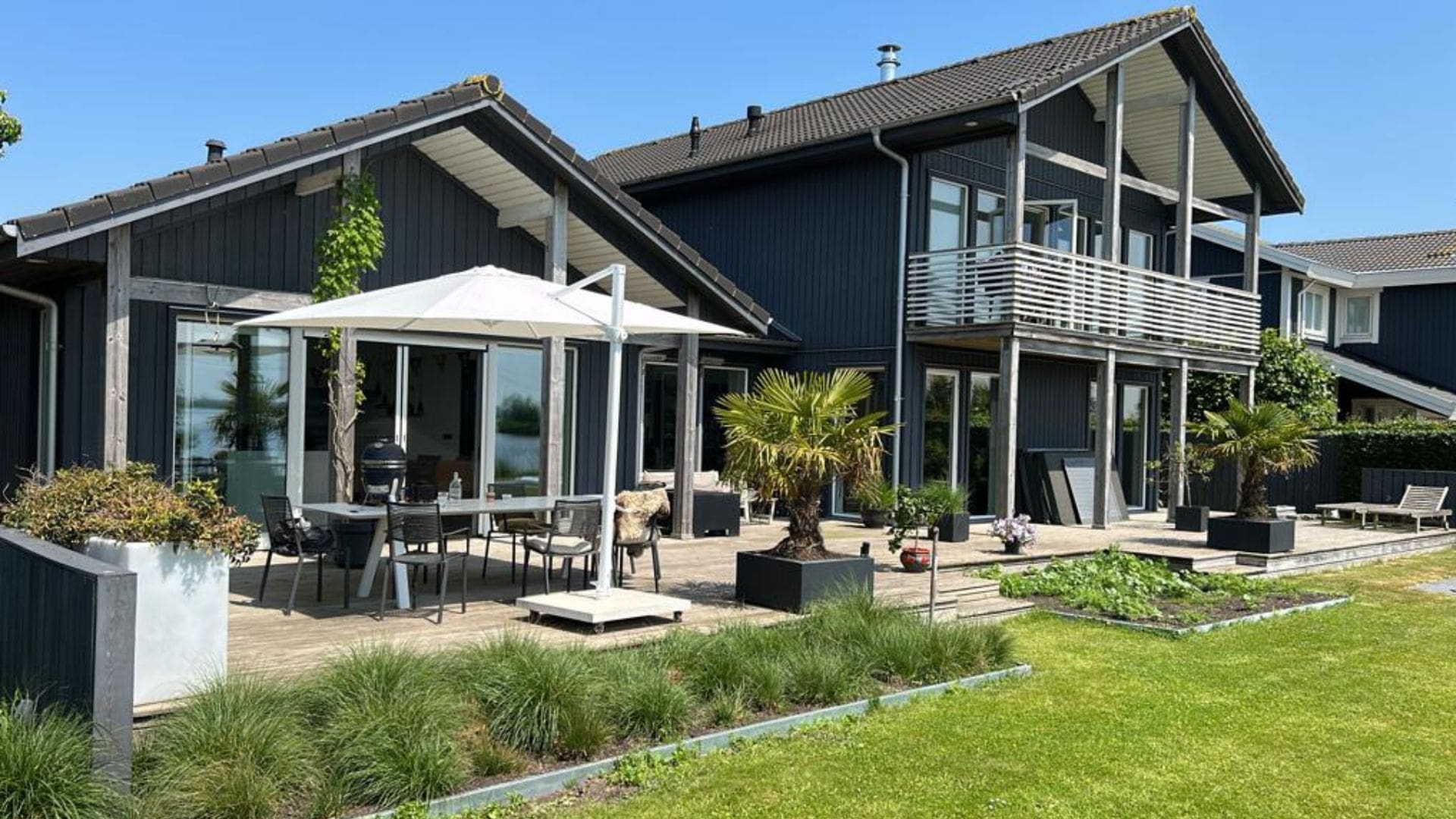 moderne houten woning