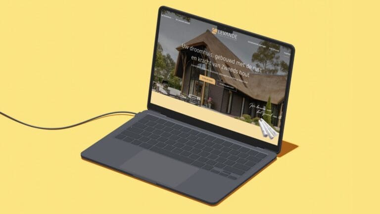 mock up website levande