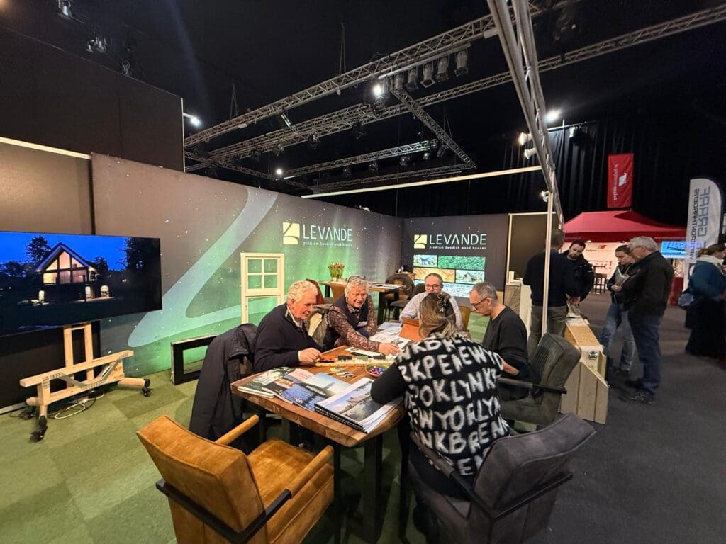 Levande op de bouwbeurs